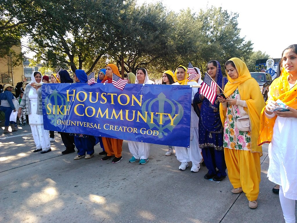Houston Sikh community participates in MLK Day Parade